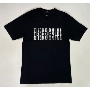 The Kooples Graphic T-shirt Men Relaxed Small Black Short Sleeve